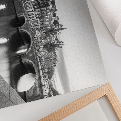 Poster Elegante Brücken, klassische Architektur, Kanäle