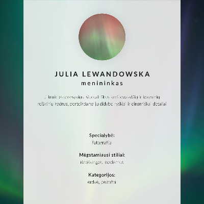 Kunstdruck poster Grüne Aurora, schimmernde Lichter, ruhige Oberfläche