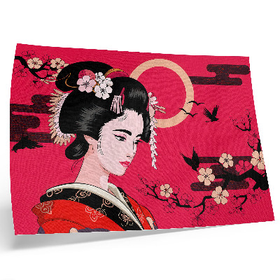 Poster kunstdruck Orientalische Motive, moderne Blumenkomposition