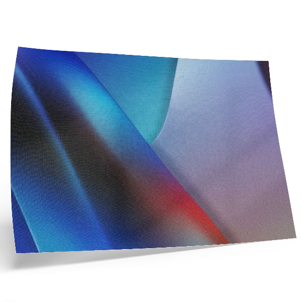 Poster kunstdruck Tiefblaue und violette Töne, verschwommene Übergänge