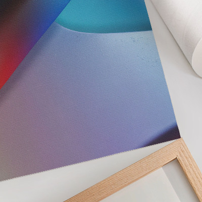 Poster kunstdruck Tiefblaue und violette Töne, verschwommene Übergänge