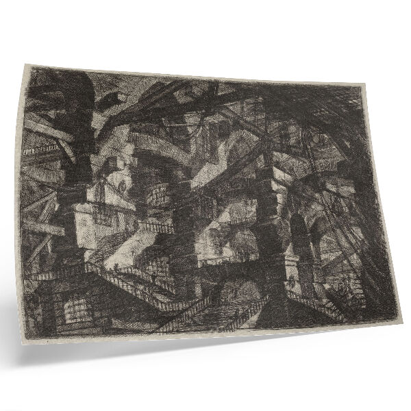 Poster kunstdruck Der gotische Bogen (veröffentlicht 1800-1809) von Giovanni Battista Piranesi