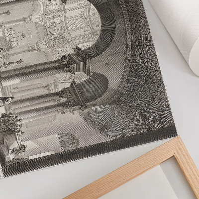 Kunstdruck poster Innenansicht des Grabmals der Heiligen Konstanze