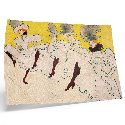 Poster Die Truppe von Mademoiselle Eglantine (1896), hochauflösender Druck von Henri de Toulouse-Lautrec