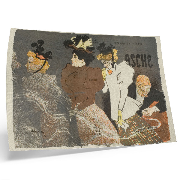 Poster kunstdruck Asche von Théophile-Alexandre Pierre Steinlen