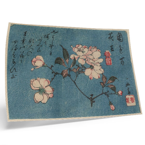 Poster kunstdruck Holzschnitt (Nishiki-e); Tusche und Farbe auf Papier von Utagawa Hiroshige