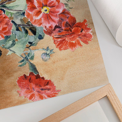 Poster Dahlien (1915) von Hannah Borger Overbeck