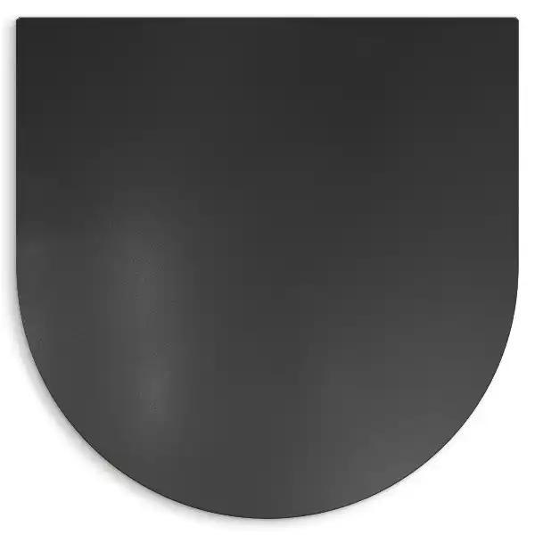 Grillmatte als Bodenschutz halboval in 100x100 cm