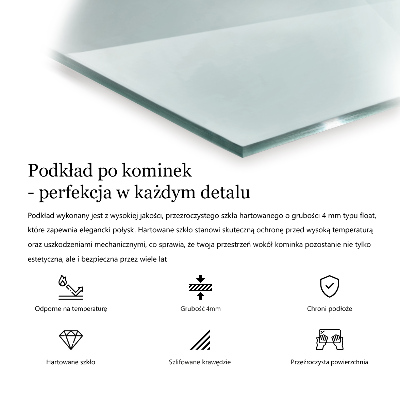 Glasplatte für Kaminöfen sechseckige transparente