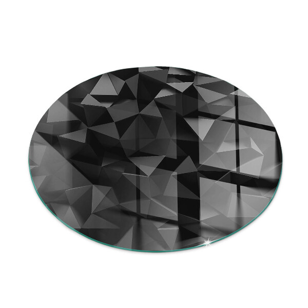 Glasplatte für Kaminöfen rund Dreidimensionale Geometrie