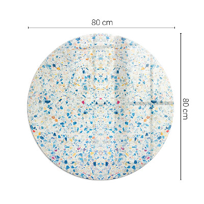 Glasplatte für Kaminöfen rund Abstraktes Texturmuster