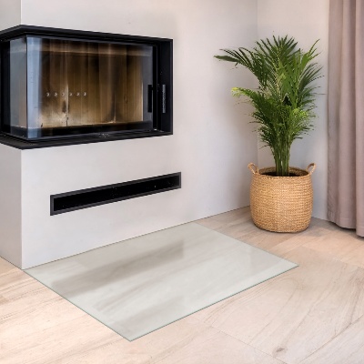 Glasplatte für Kamin Semitransparente rechteckige