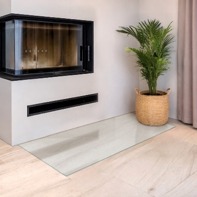 Glasplatte für Kamin Semitransparente rechteckige