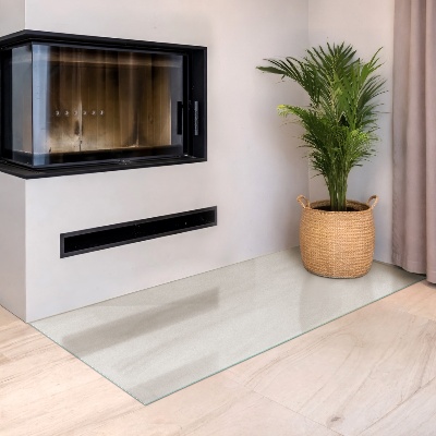 Glasplatte für Kamin Semitransparente rechteckige