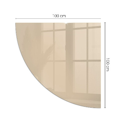 Glasplatte für Öfen quartal Farbe Beige