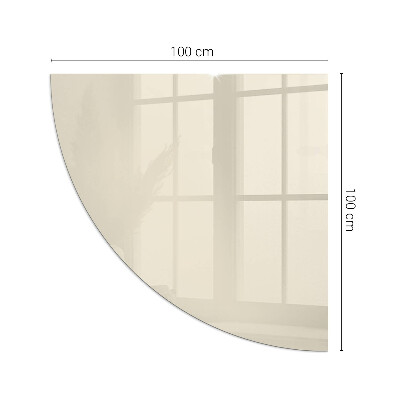 Glasplatte für Öfen quartal Farbe Beige