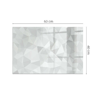Glasplatte für Kamin rechteckig Abstraktes geometrisches Muster