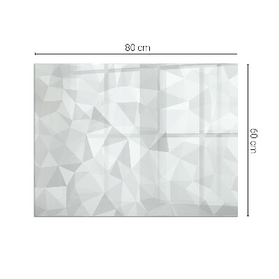 Glasplatte für Kamin rechteckig Abstraktes geometrisches Muster