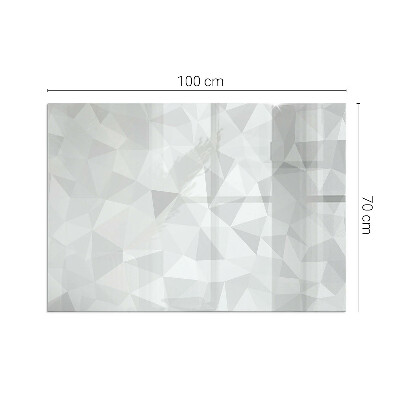 Glasplatte für Kamin rechteckig Abstraktes geometrisches Muster