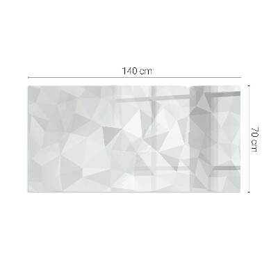 Glasplatte für Kamin rechteckig Abstraktes geometrisches Muster