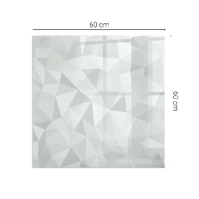Glasplatte für Kamin rechteckig Abstraktes geometrisches Muster