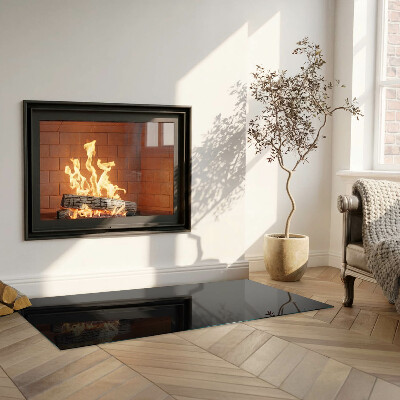 Glasplatte für Öfen rechteckig Farbe: Dunkles Graphit