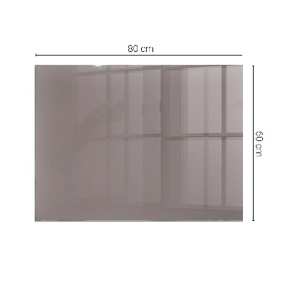 Glasplatte für Öfen rechteckig Farbe Beige