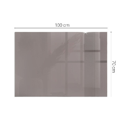 Glasplatte für Öfen rechteckig Farbe Beige
