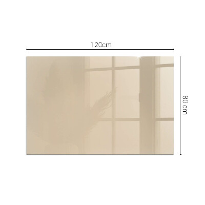 Glasplatte für Öfen rechteckig Farbe Beige