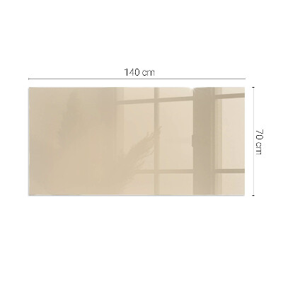 Glasplatte für Öfen rechteckig Farbe Beige