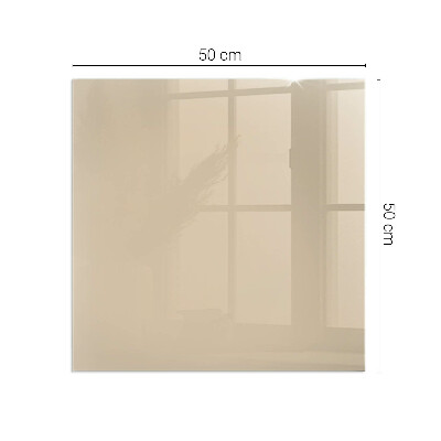 Glasplatte für Öfen rechteckig Farbe Beige