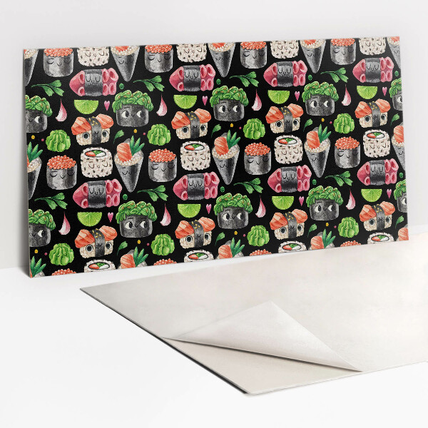 Wandverkleidung modern Märchenhaftes Sushi