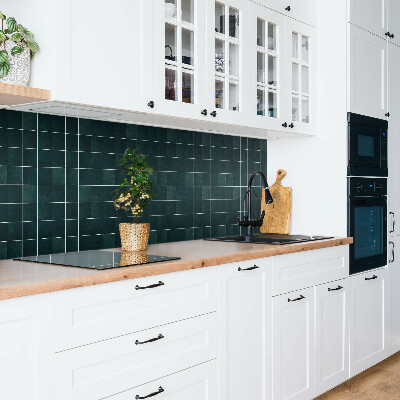 Wandverkleidung paneel Flaschengrünes Mosaik