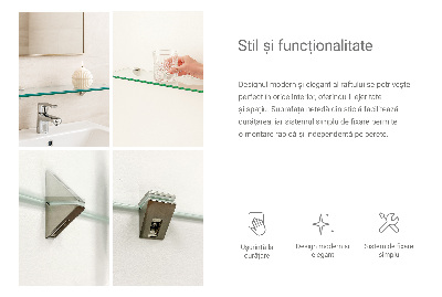 Glasregal Bad transparent