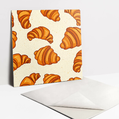 Vinylové obklady na stěnu Kreslený croissant
