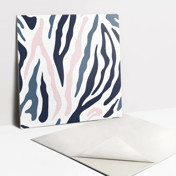 Samolepiace pvc obklady Farebná zebra