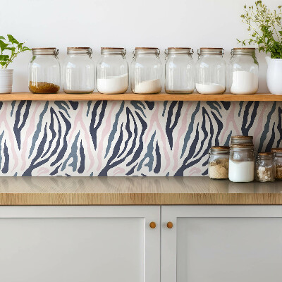 Samolepiace pvc obklady Farebná zebra