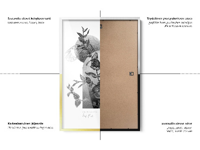 Fotorahmen weiß 60x80 cm