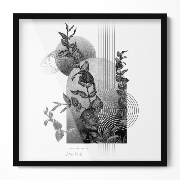 Fotorahmen schwarz 50x50 cm