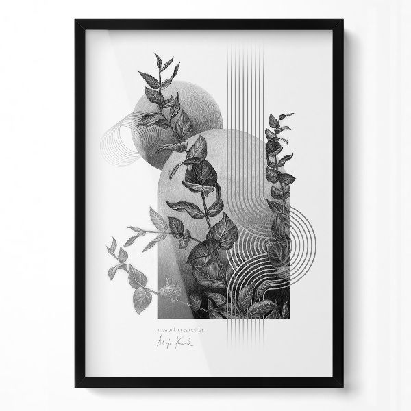 Bilderrahmen schwarz 50x70 cm