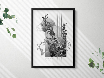 Bilderrahmen schwarz 50x70 cm