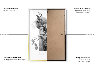 Fotorahmen schwarz 60x80 cm