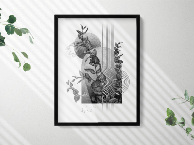 Fotorahmen schwarz 60x80 cm