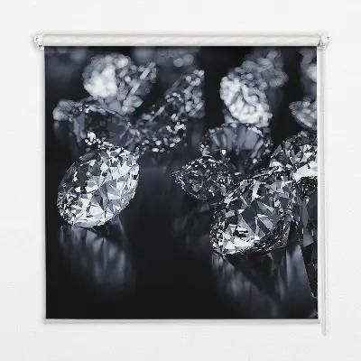 Rollo mit Diamanten und Glitzer Design