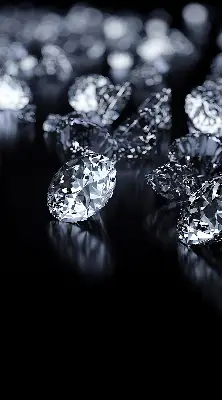 Rollo mit Diamanten und Glitzer Design