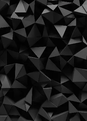 Fensterrollo in schwarzem Origami Design