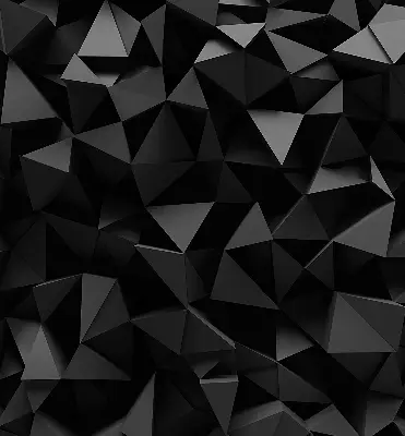 Fensterrollo in schwarzem Origami Design