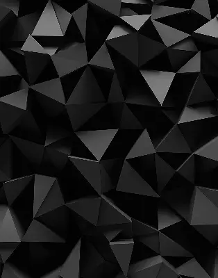 Fensterrollo in schwarzem Origami Design