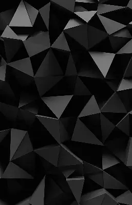 Fensterrollo in schwarzem Origami Design