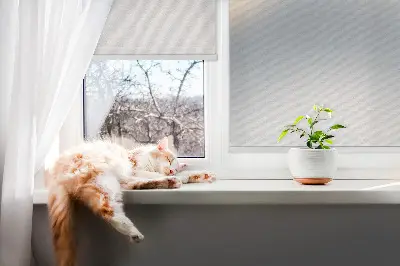 Fensterrollo für den Innenbereich mit Stahlabstraktion Motiv